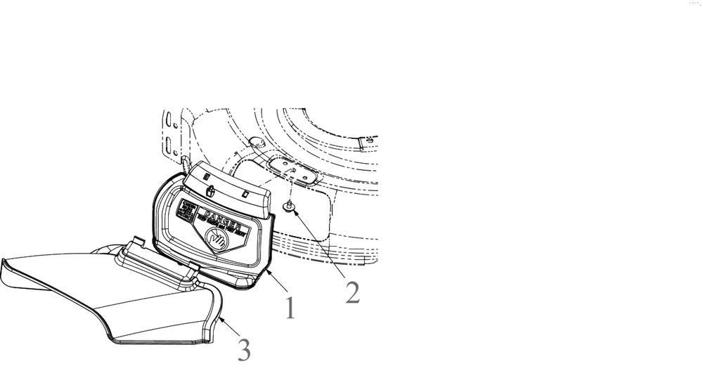 Side Discharge Chute Diagram and Parts List for 11A-B2ML345 2022 Yard Machines Lawn Mower